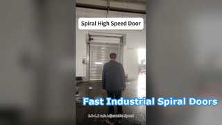 Why Are High Speed Spiral Doors the Premium Choice for Modern Industrial Facilities?