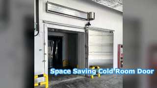 Space Saving Cold Room Electric Sliding Door